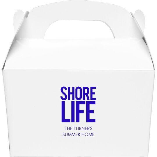 Shore Life Gable Favor Boxes